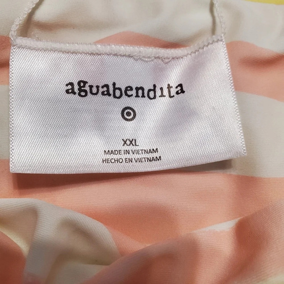 NWT Agua Bendita Women's Reversible High Rise Cheeky Bikini Bottoms XXL 17 - Picture 5 of 8